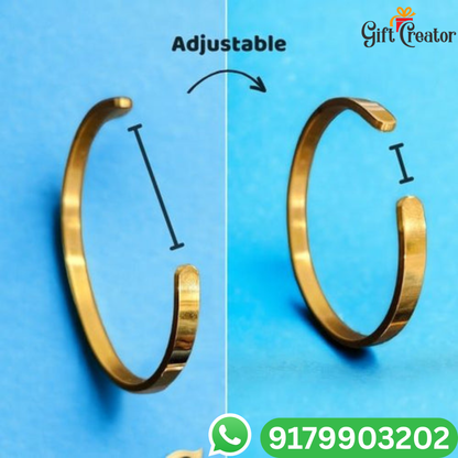 Personalised Kada Your Name Classic Name Bracelet