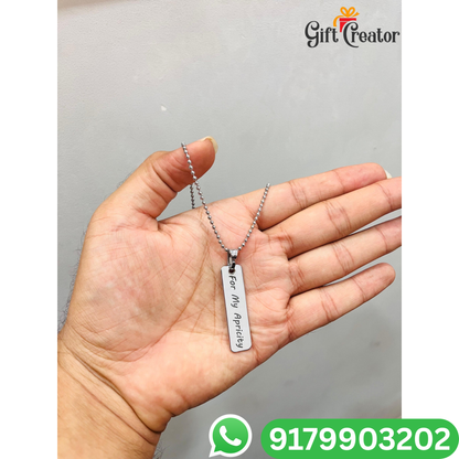 Personalised Eye Necklace Your Photo -  Engraved Eye Locket Photo and Text