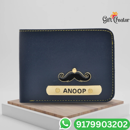 Personalized Name Wallet and Keychain with Your Name and Charm