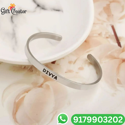 Personalised Kada Your Name Classic Name Bracelet