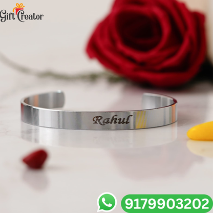 Personalised Kada Your Name Classic Name Bracelet