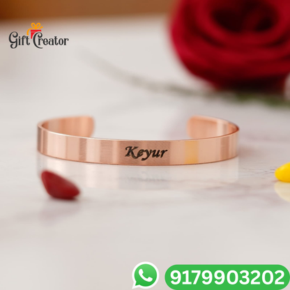 Personalised Kada Your Name Classic Name Bracelet