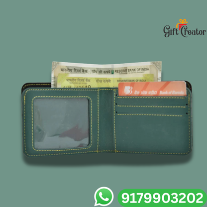 Personalized Name Wallet and Keychain with Your Name and Charm