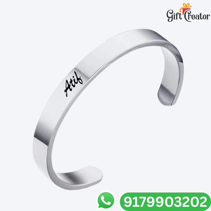 Personalised Kada Your Name Classic Name Bracelet