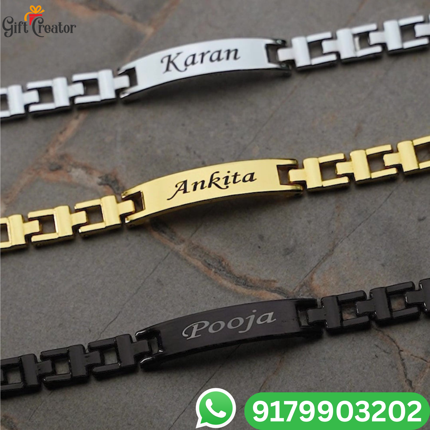 Personalized Your Name Bracelet For Men