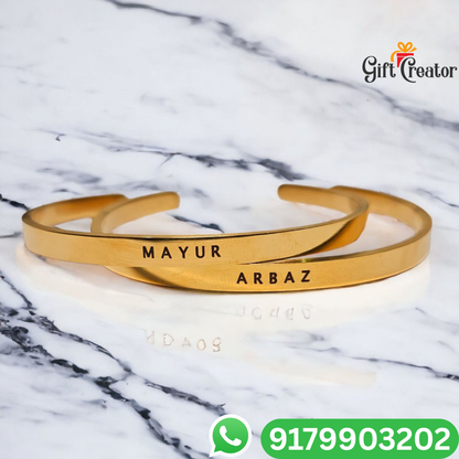 Personalised Kada Your Name Classic Name Bracelet