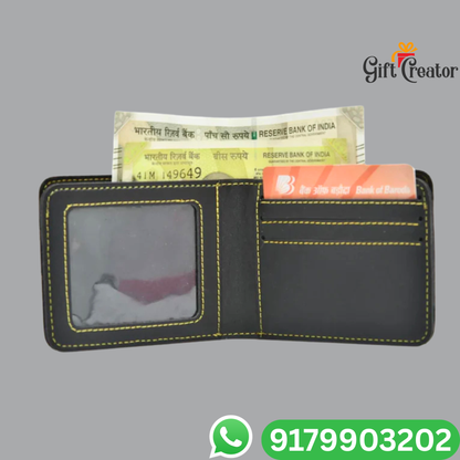 Personalized Name Wallet and Keychain with Your Name and Charm