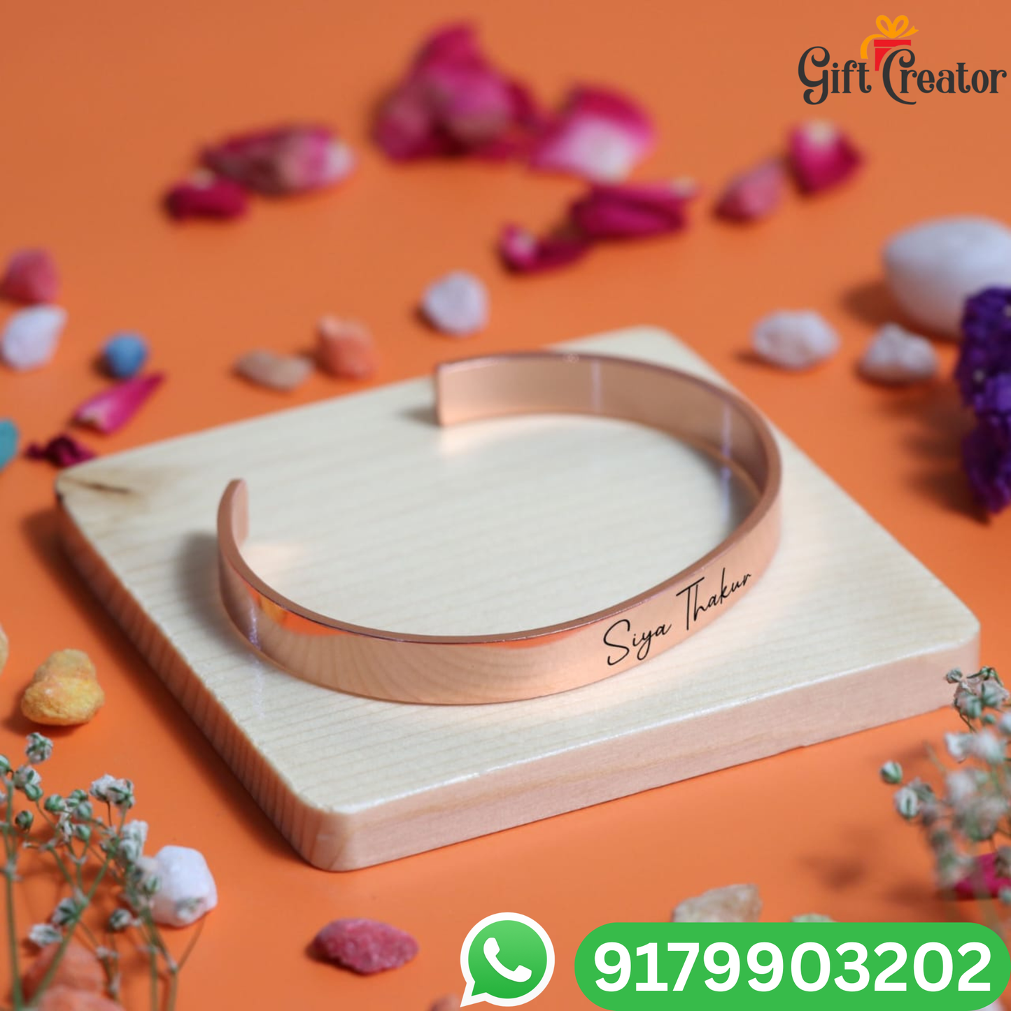 Personalised Kada Your Name Classic Name Bracelet