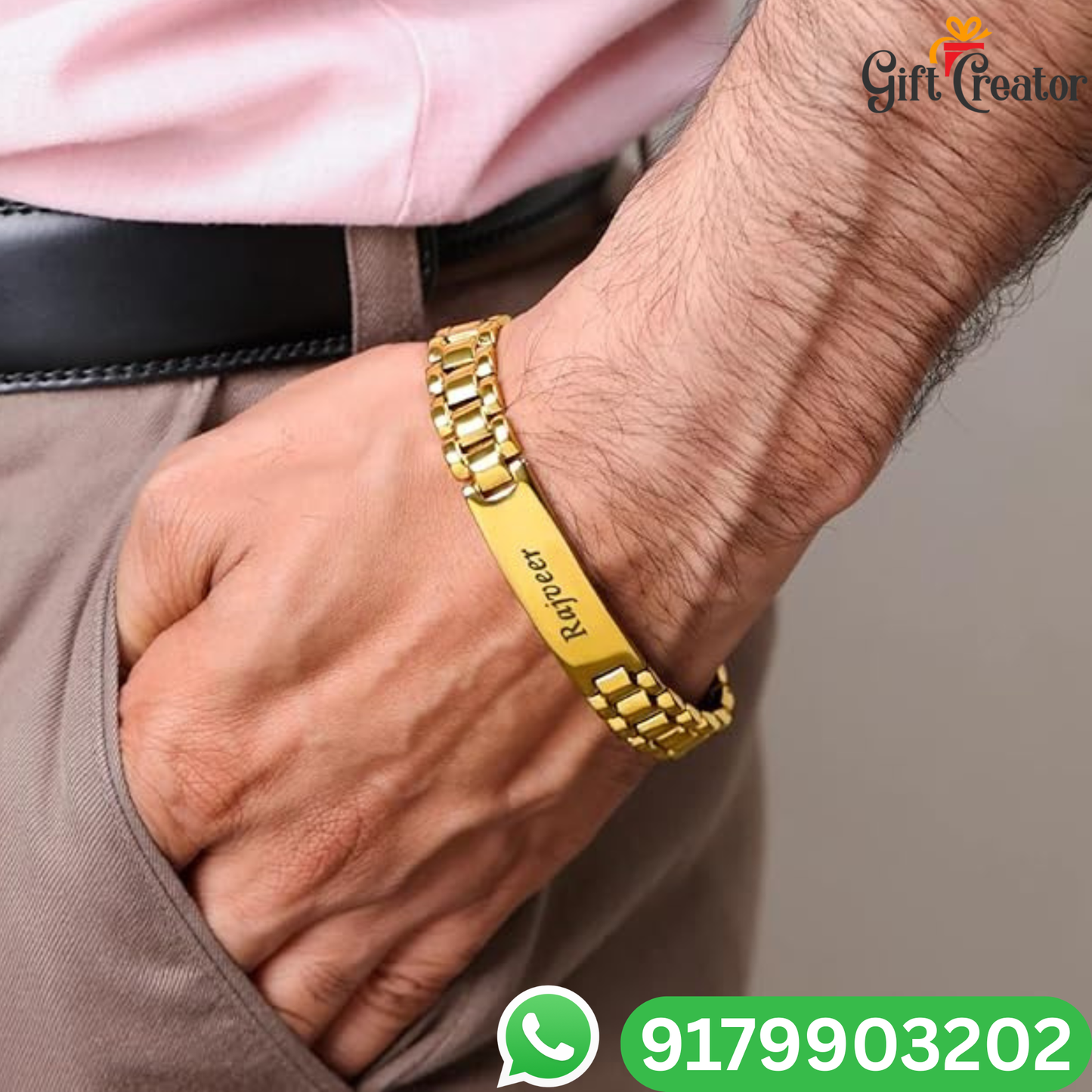 Personalized Your Name Bracelet For Men